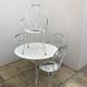 Wrought iron garden lounge