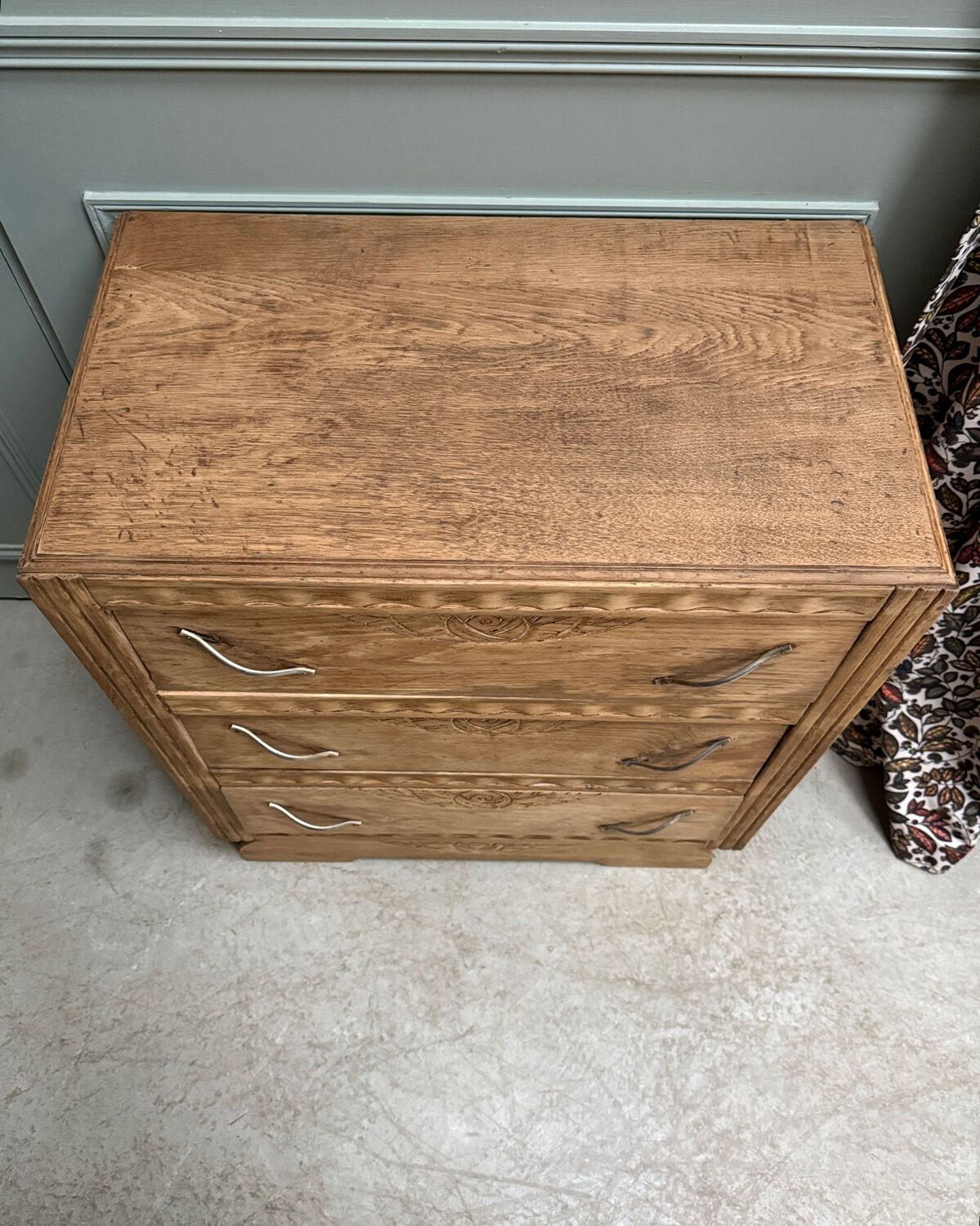Art Deco oak commode (renovated)