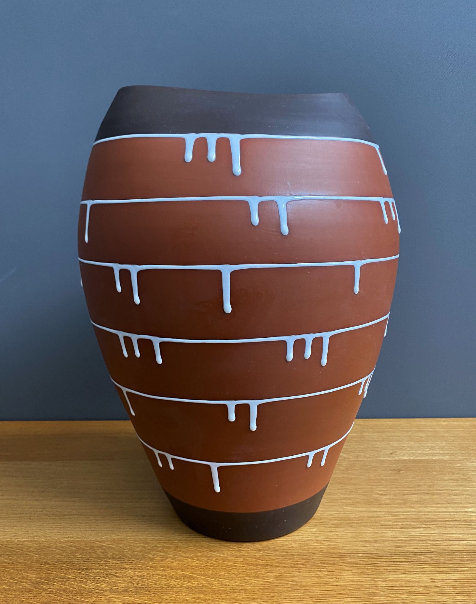 Palermo decor Vase by Ilkra Edelkeramik designer Ernst Werner 1960s