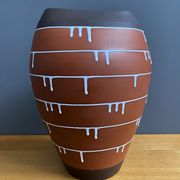 Palermo decor Vase by Ilkra Edelkeramik designer Ernst Werner 1960s