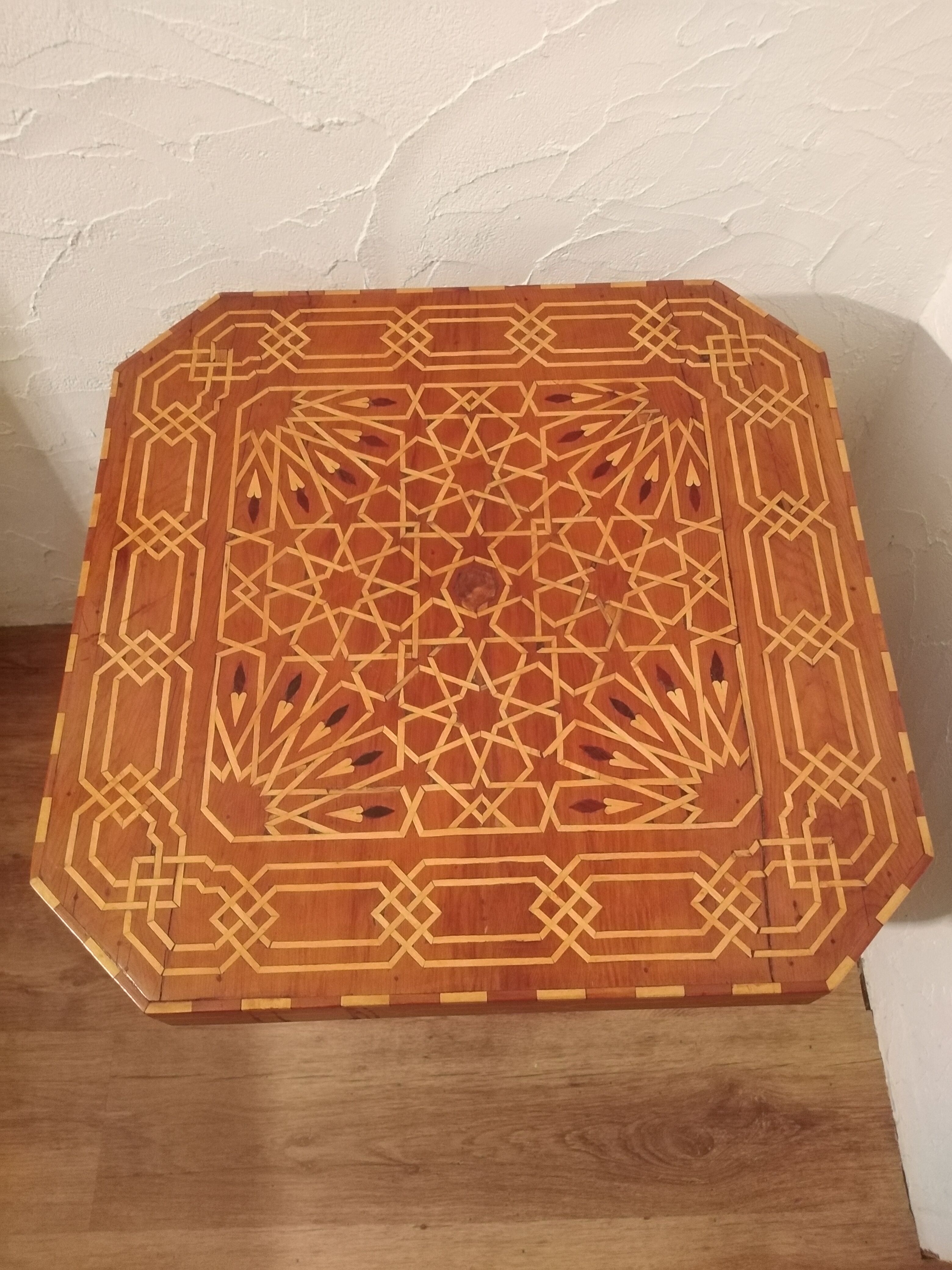 Inlaid side table