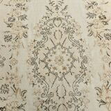 All-Over Floral Pattern Beige Brown Turkish Rug, 166x285Cm