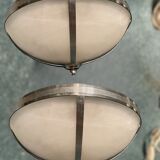 Gra2nds appliques en verre marbré par Zonca, années 1970