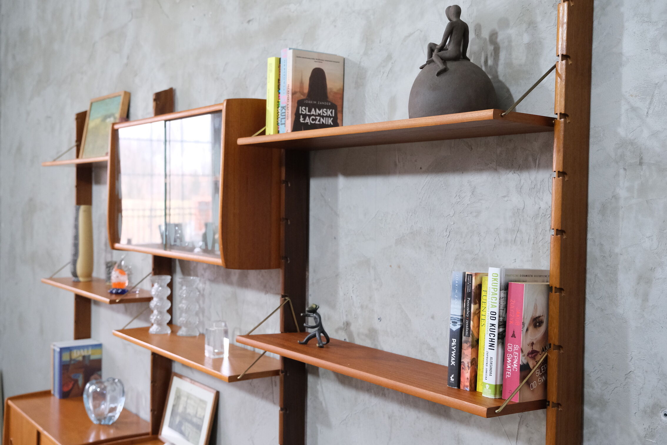 Mid Century Wall Unit by John Texmon, 1960's, Norway
