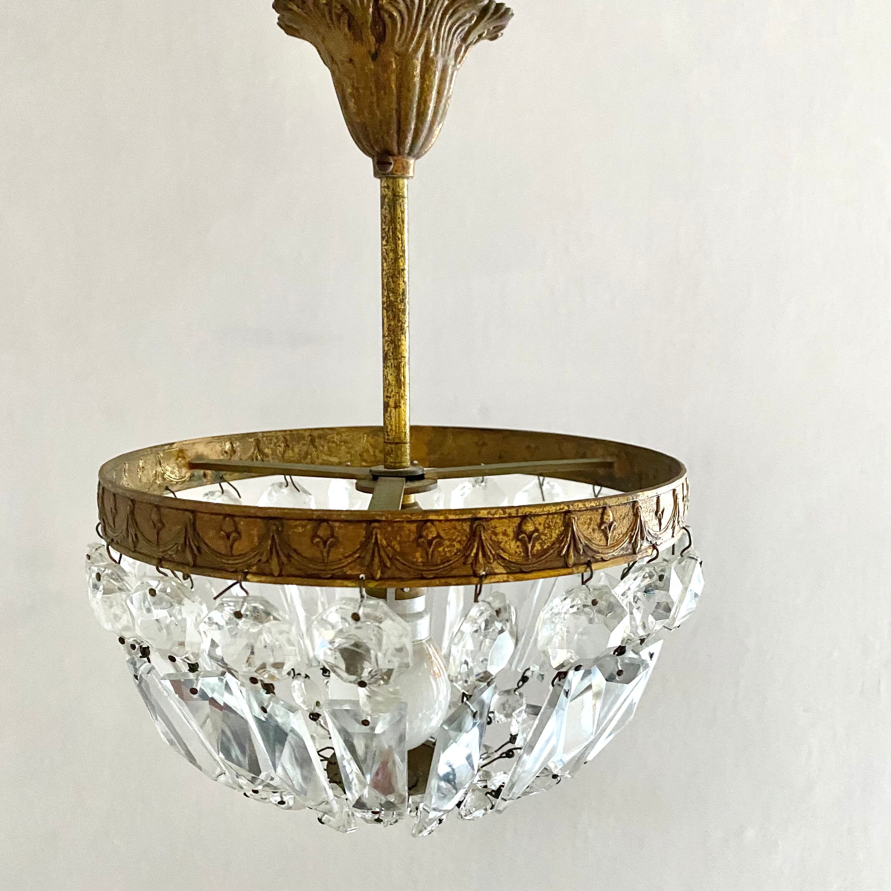 Old tassel ceiling lamp