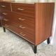 Commode coiffeuse style moderniste années 70