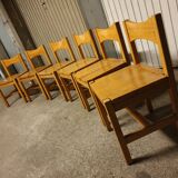 Set of 6 Hongisto Tapiovaara chairs 1960