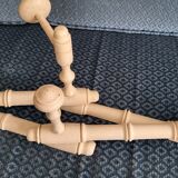 Napoleon III bamboo accordion coat rack 19th century