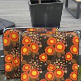 Pair of vintage sunbeds