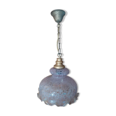 Original suspension lamp molded glass globe lace Rose edging dp 1122213