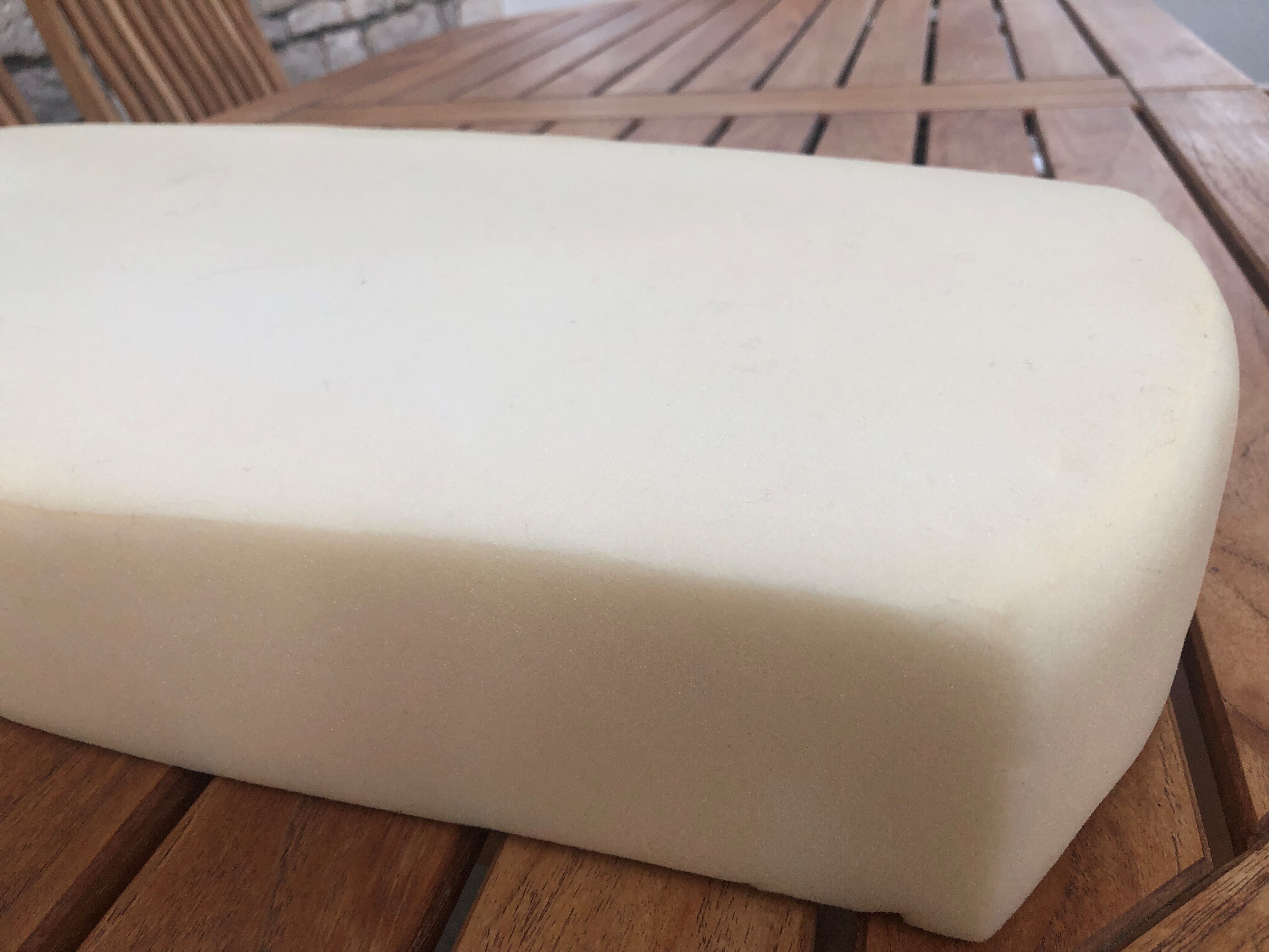 Wooden cradle with swan collar late 19th