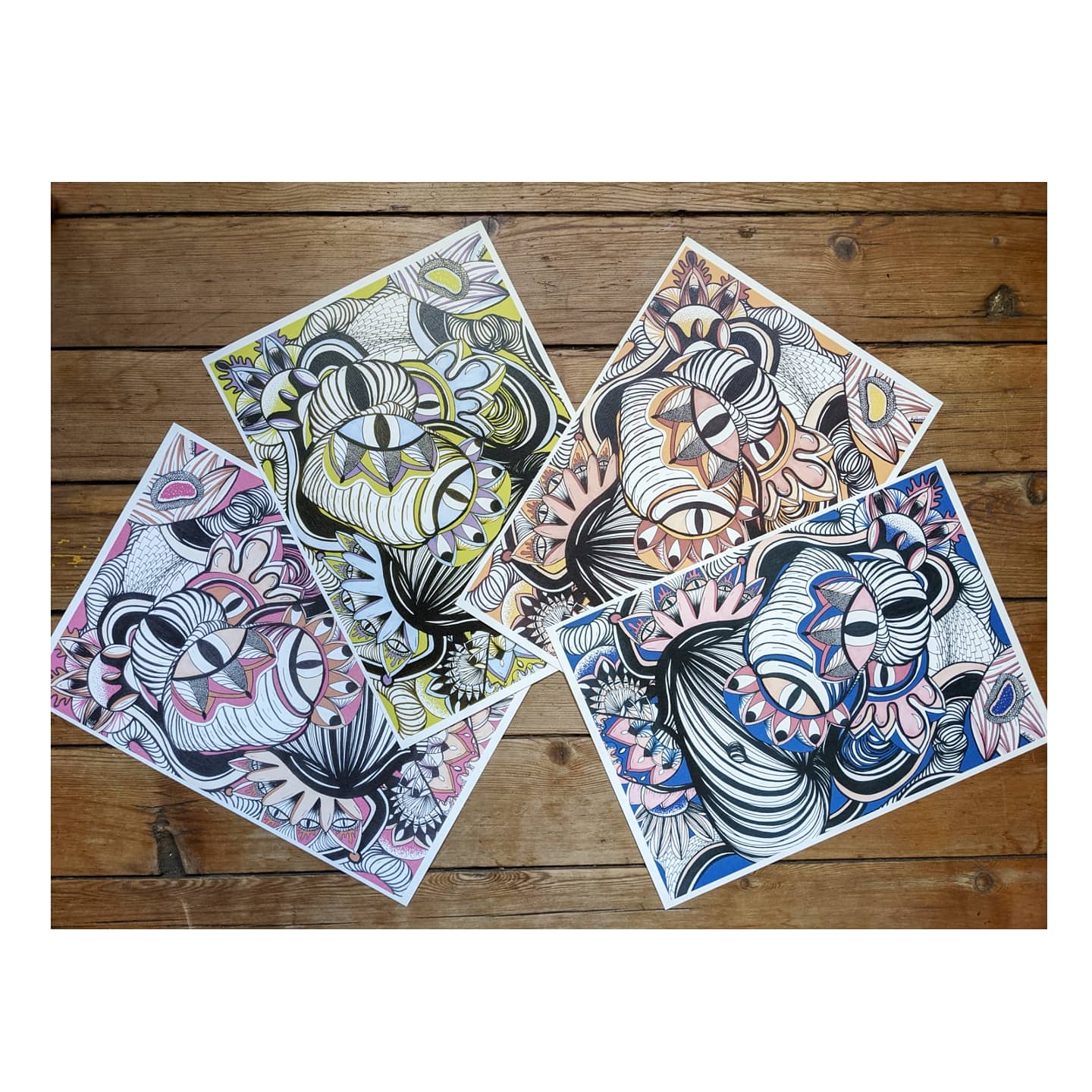 illustration Horus orange