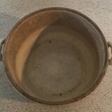 Large bowl in glazed stoneware 2 ears