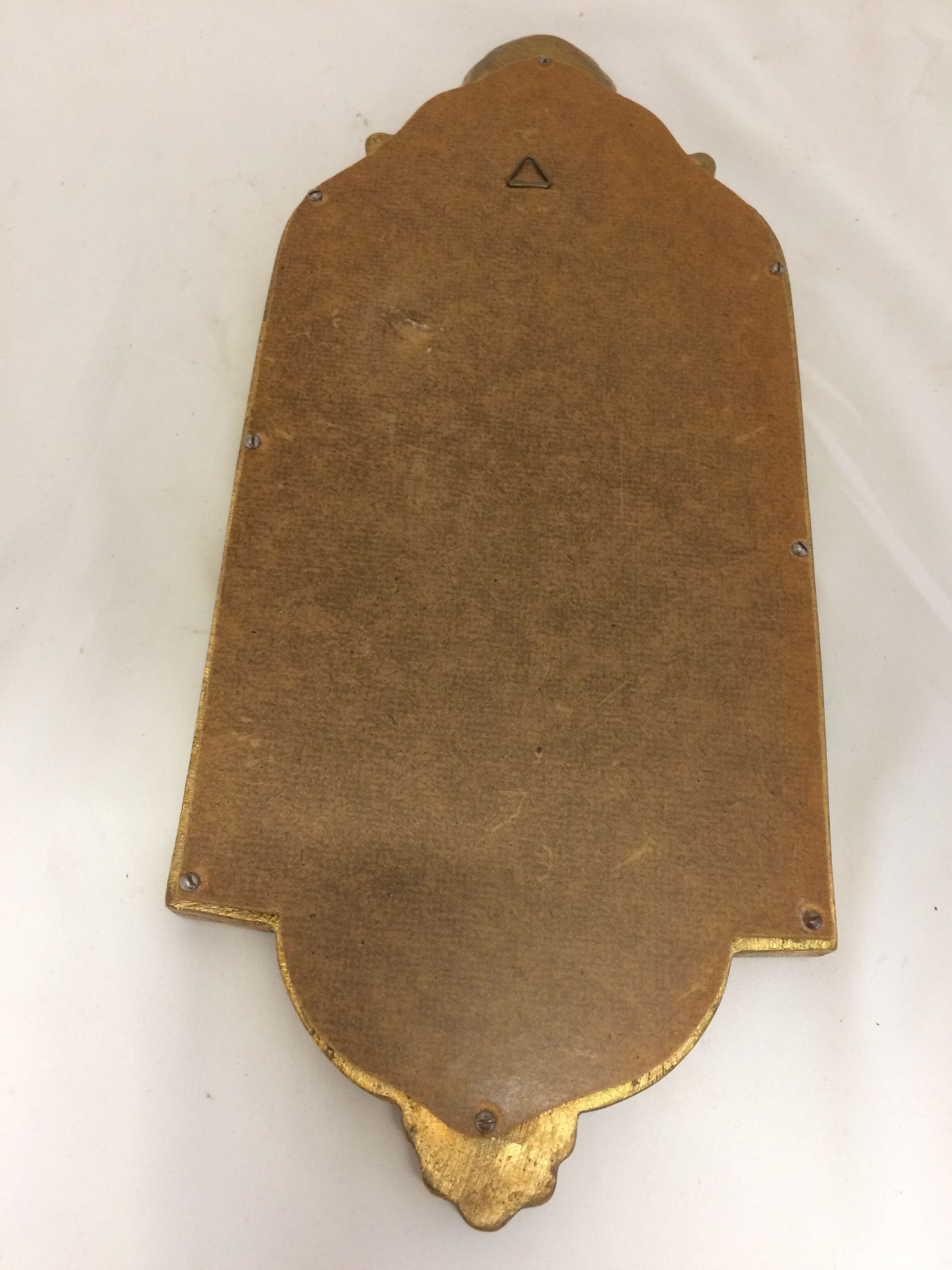 Gilded wooden mirror - 39x16cm