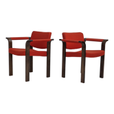 Fauteuils  design danois de Magnus Olesen années 1980