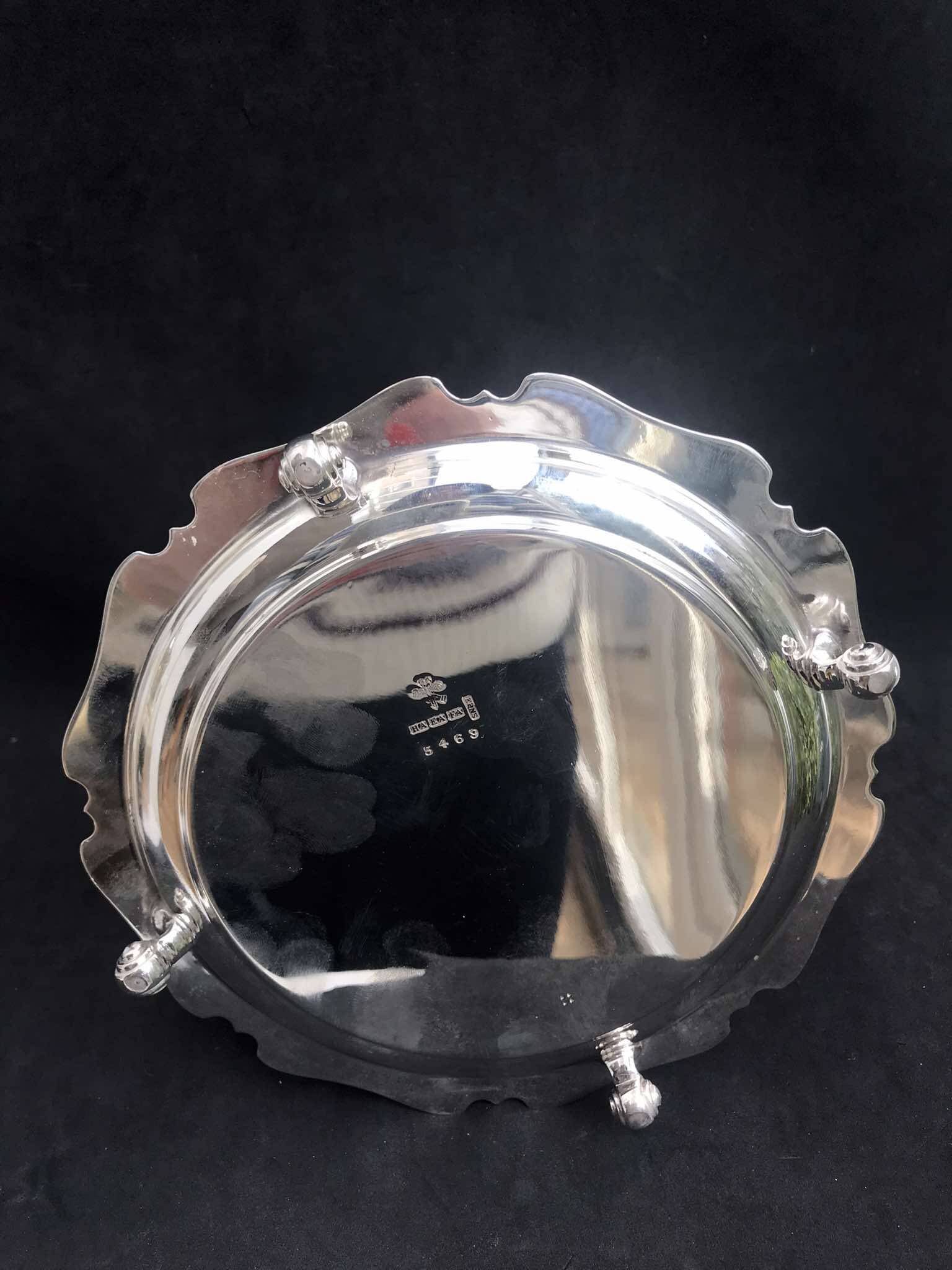 Victorian silver-plated biscuit tin