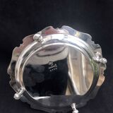 Victorian silver-plated biscuit tin