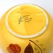 1960s Salad bowl Ateliers du Revernay France (Digoin) Matte stoneware