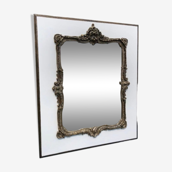 Miroir bois relooké