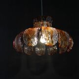 1970s Large Murano Glass Chandelier Mazzega, Italy