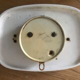 Vintage mint green earthenware clock