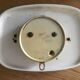 Horloge faïence vert mint vintage