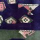 Tapis artistique tufté main Vezeley par Tisca France années 1990