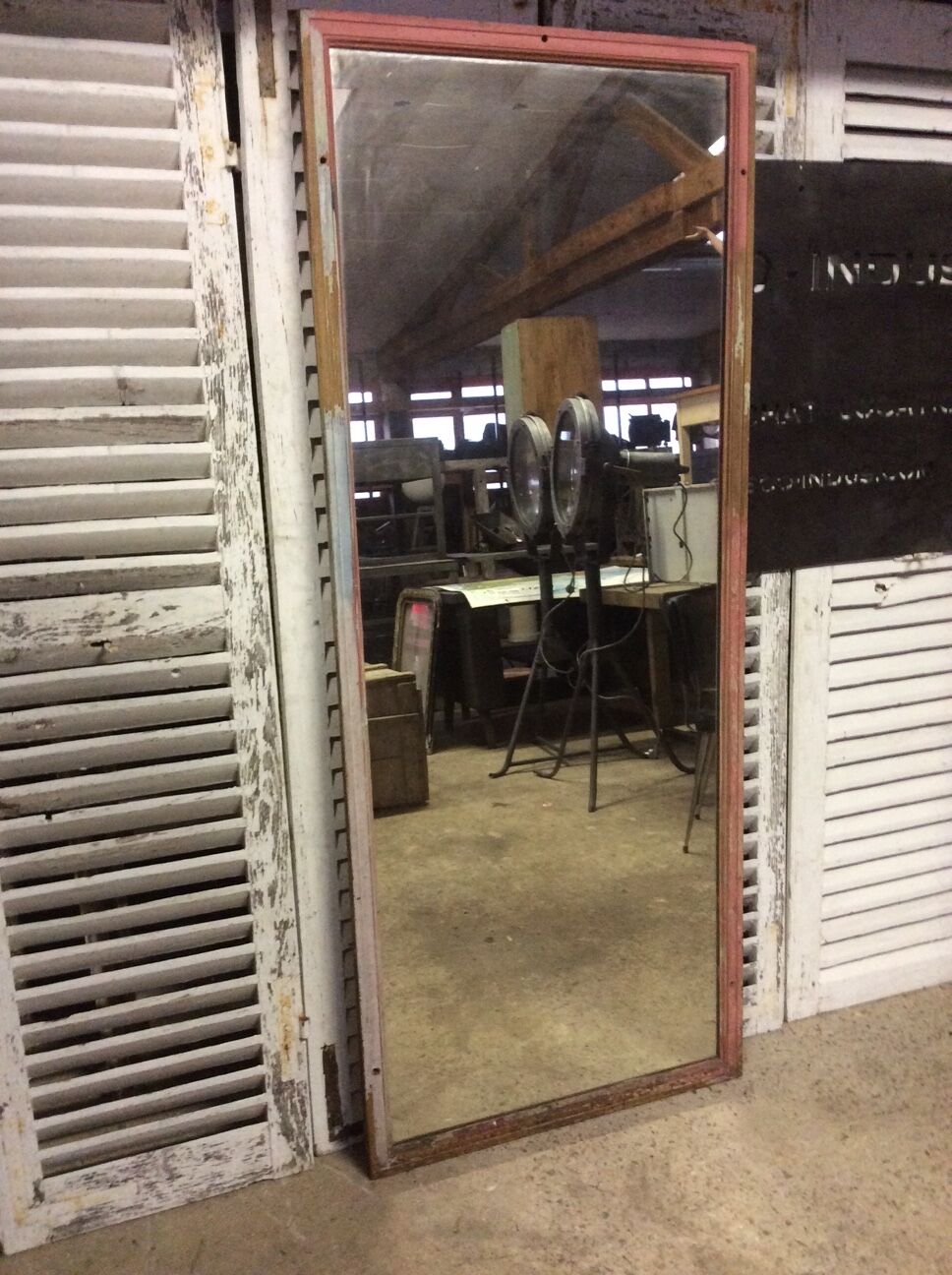 76x188cm wooden mirror