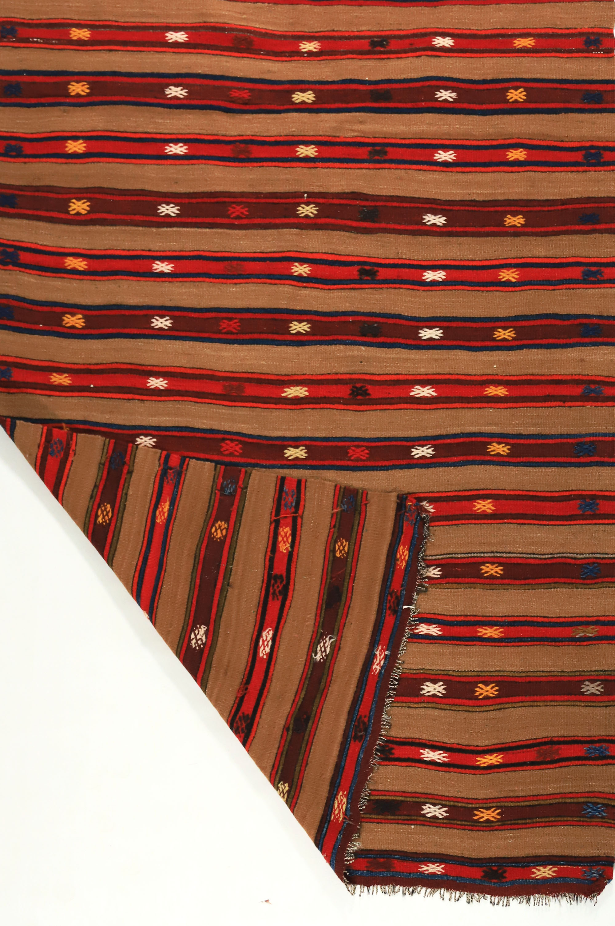Anatolian handmade kilim rug 240 cm x 151 cm