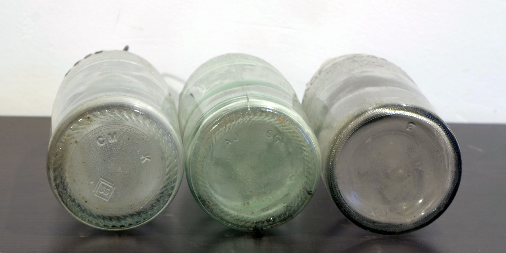 Vintage Ogeu lemonade bottles