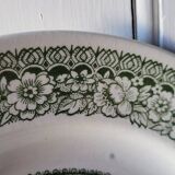 Pastoral decor earthenware dinner plates