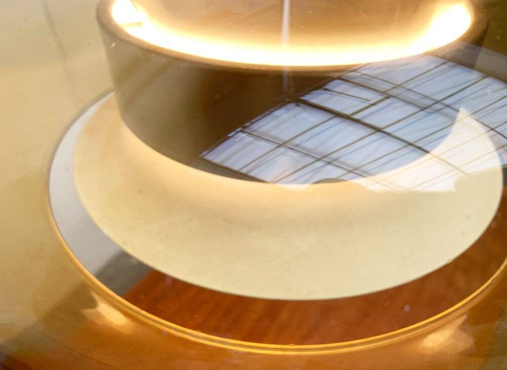 Suspension UFO from the German space age of the mid-century by Doria, 1960s.