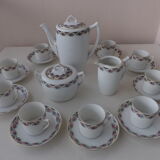 Service à café ancien en porcelaine