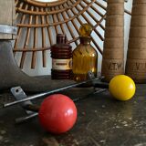 Vintage ball coat rack