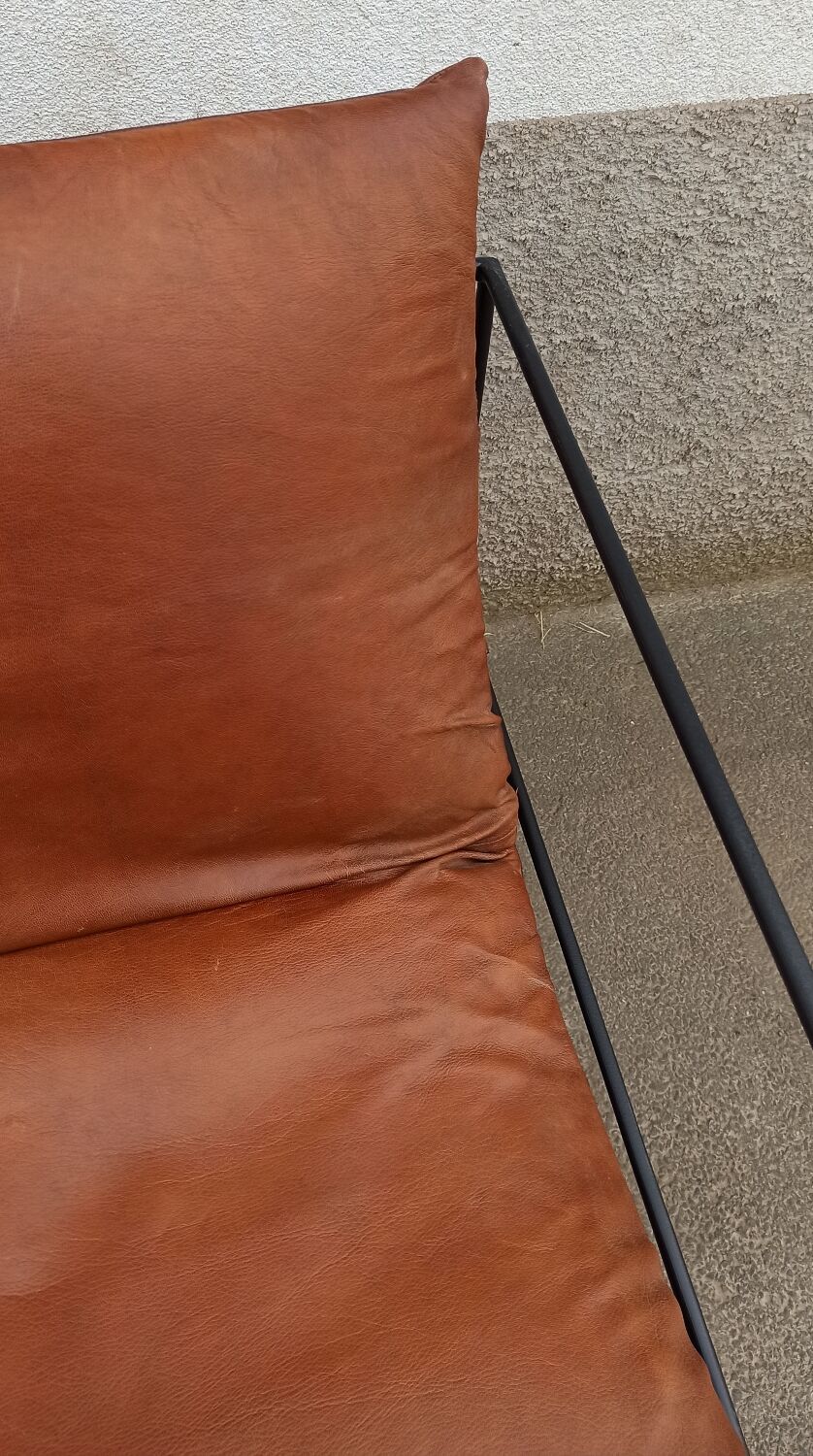 Leather armchair