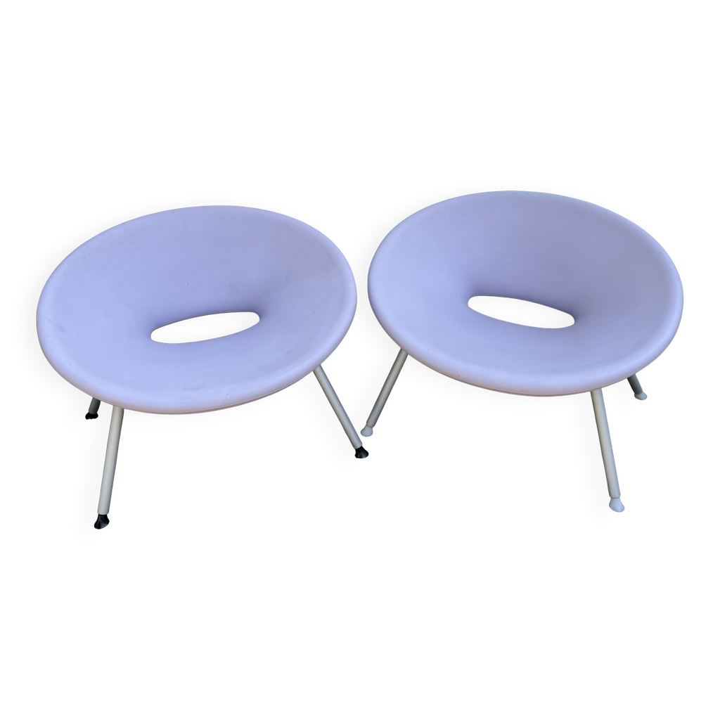Paire de chaises Ploof de Philippe Starck pour Kartell | Selency