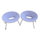 Paire de chaises Ploof de Philippe Starck pour Kartell