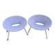 Paire de chaises Ploof de Philippe Starck pour Kartell