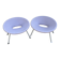 Paire de chaises Ploof de Philippe Starck pour Kartell