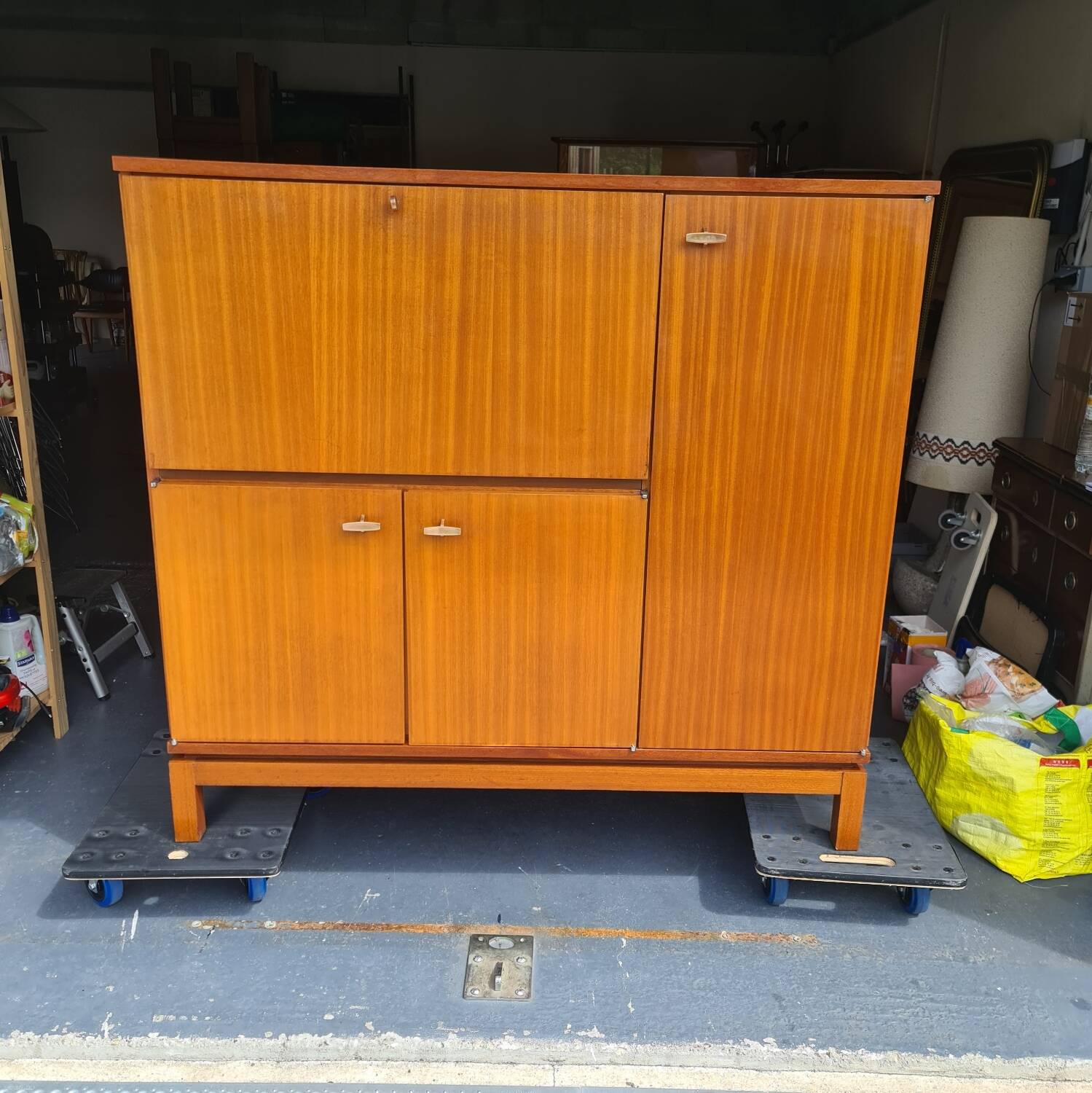 Storage unit, living buffet, secretary Marcel Gascoing