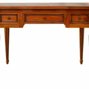 Small Louis XVI style wooden desk – 3 drawers