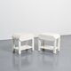 Pair of pine bedside tables by Maison Regain, circa 1970.