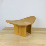 Wooden meditation stool