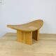 Wooden meditation stool