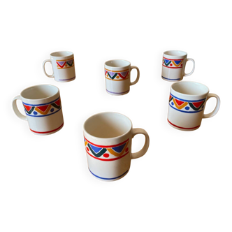 Mugs vintage graphique Mobil