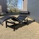 3x Original Cassina Le Corbusier Lc4 Black/chrome, New!