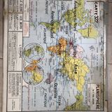 Planisphere Vidal Lablache map 322