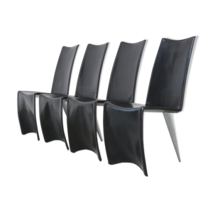Lot de 4 chaises Ed Archer - Starck - driade