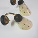 Pair of modernist appliques from the 50s/60s