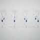 The set of Venise Saphir glasses, French design, 1970s, manufactured by Cri
